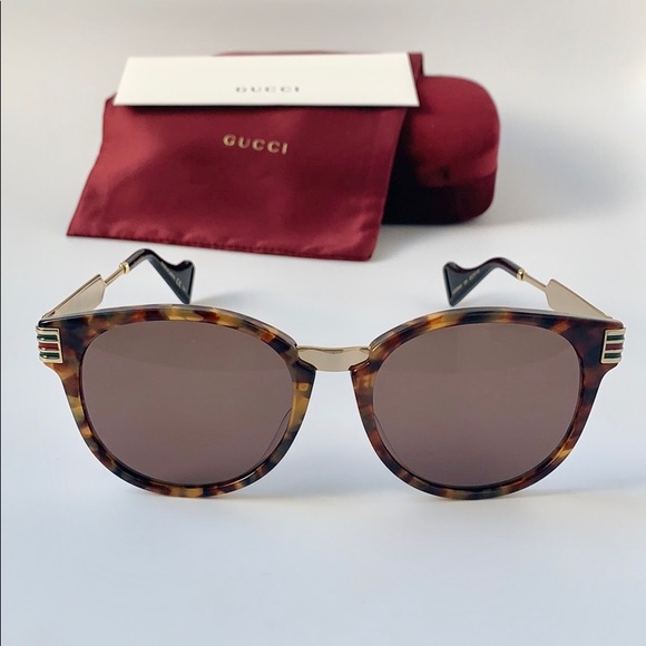 Gucci Other - Gucci Sunglasses GG0586SA 004 Havana/Gold/Brown